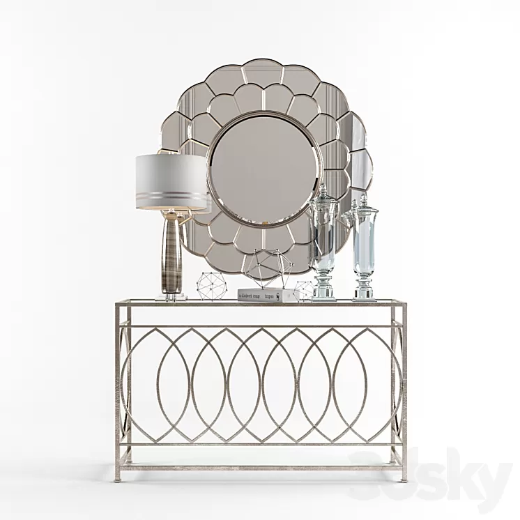 Dahlia set 3D Model