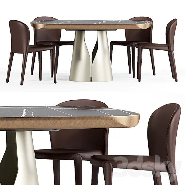 Daisy and Giano Keramik Premium by Cattelan 3D Model