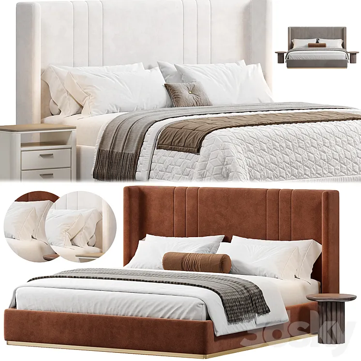 Daisy Bed by the Highwall 3D Model Free