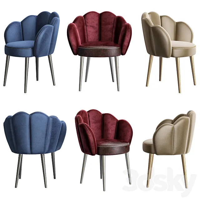 Daisy Chair by MUNNA 3D Model