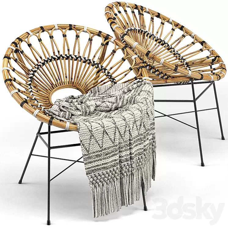 Daisy lounge chair 3D Model