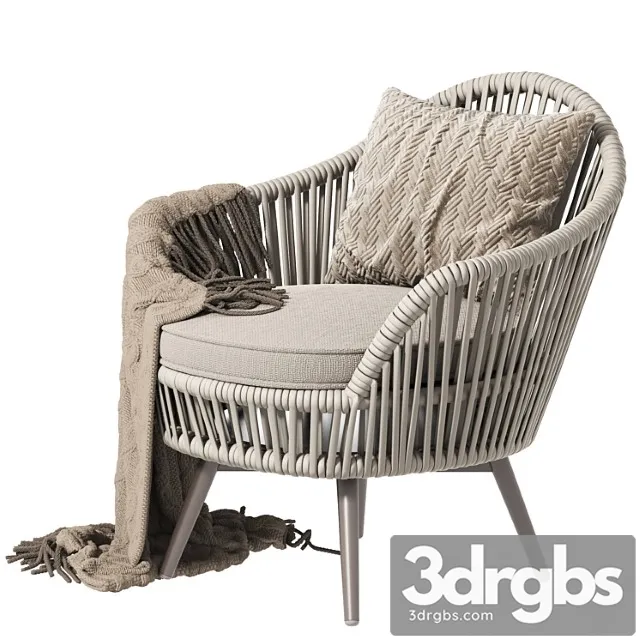 Daisy Swivel Club Chair 3D Model Free