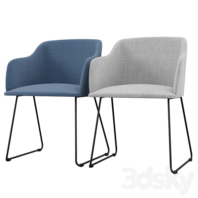 Dakota Arm Chair 3D Model