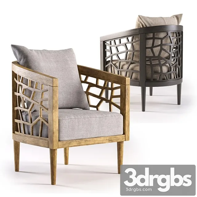 Dakota Barrel Chair 3D Model Free