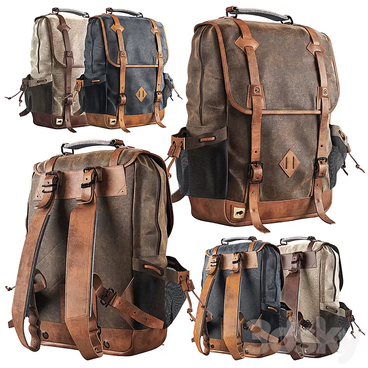 DAKOTA WAXED CANVAS COMMUTER BACKPACK
