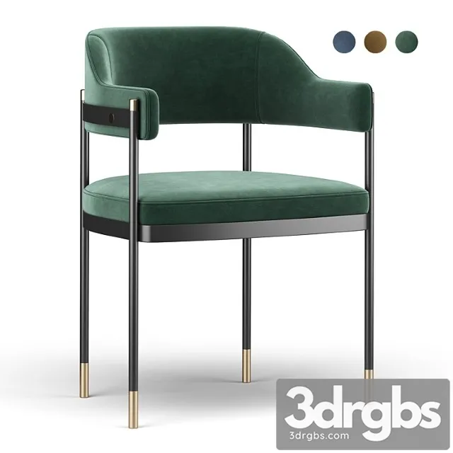 Dale Dining Chair 1 3D Model Free