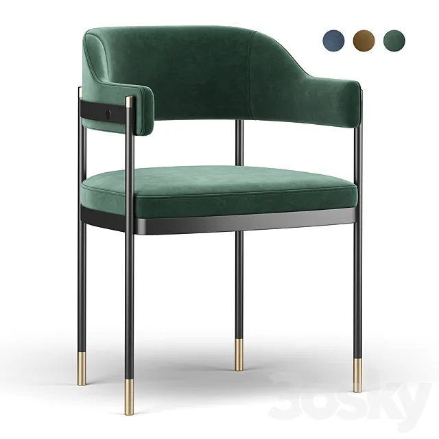 Dale dining chair 3D Model