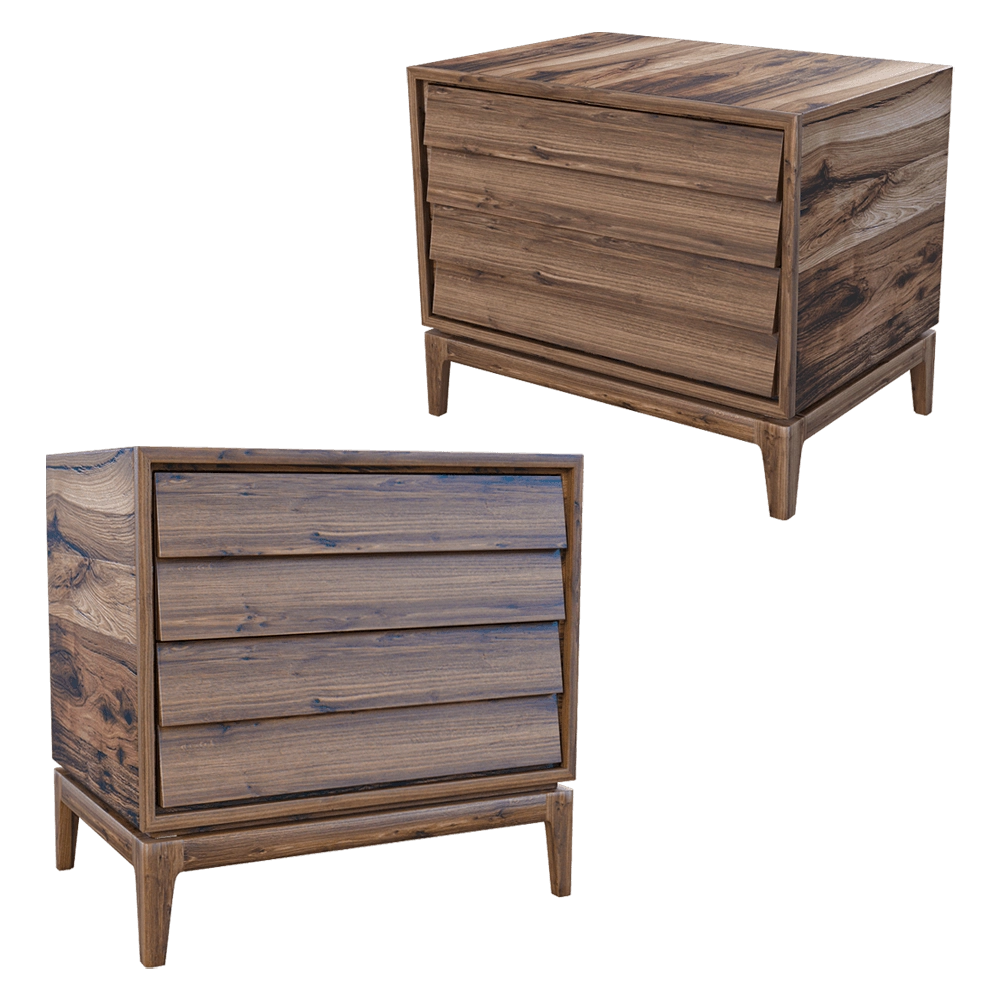 Dale Italia  - Bedside table Liliale M-141 3D Model