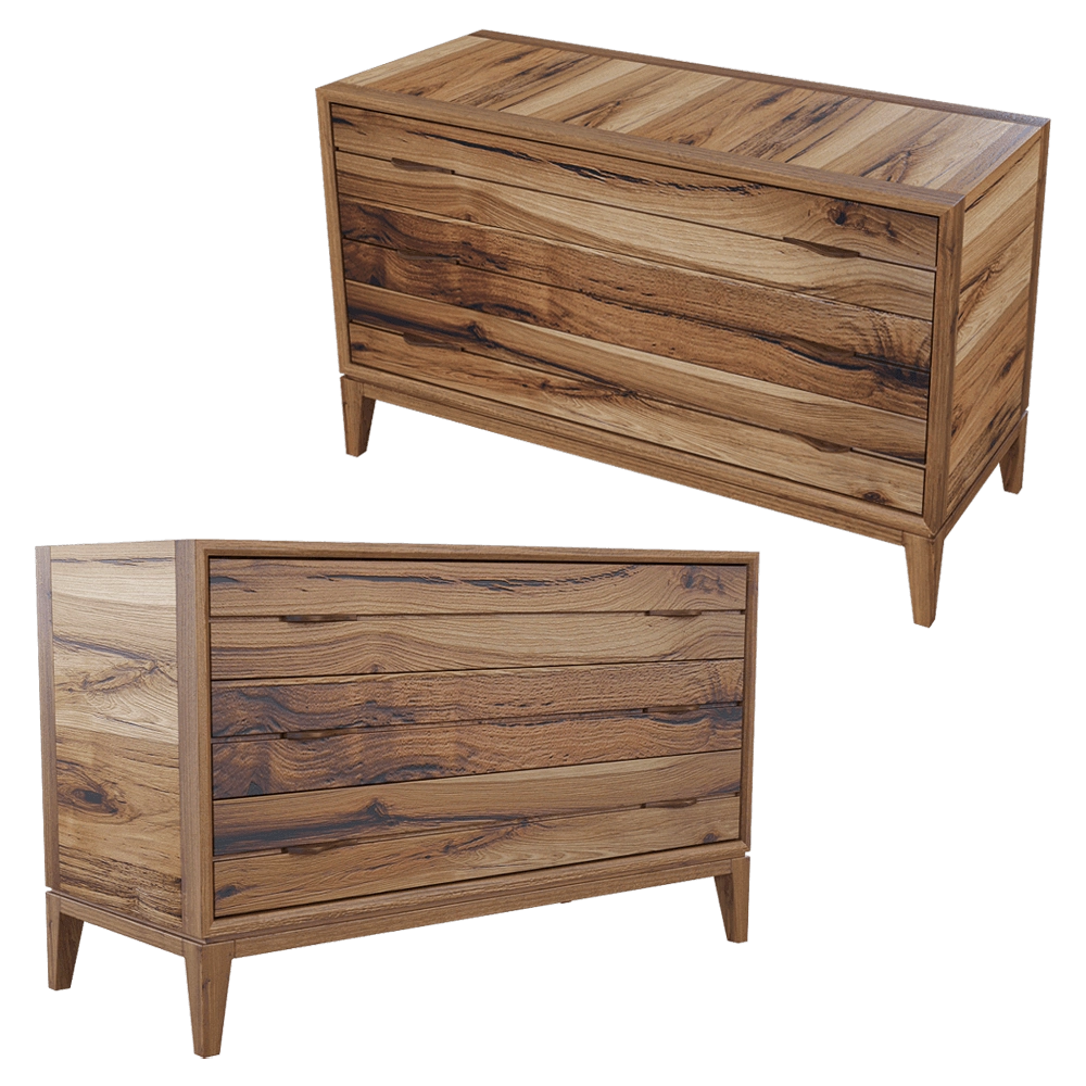 Dale Italia  - Chest of drawers Binario M-115 3D Model