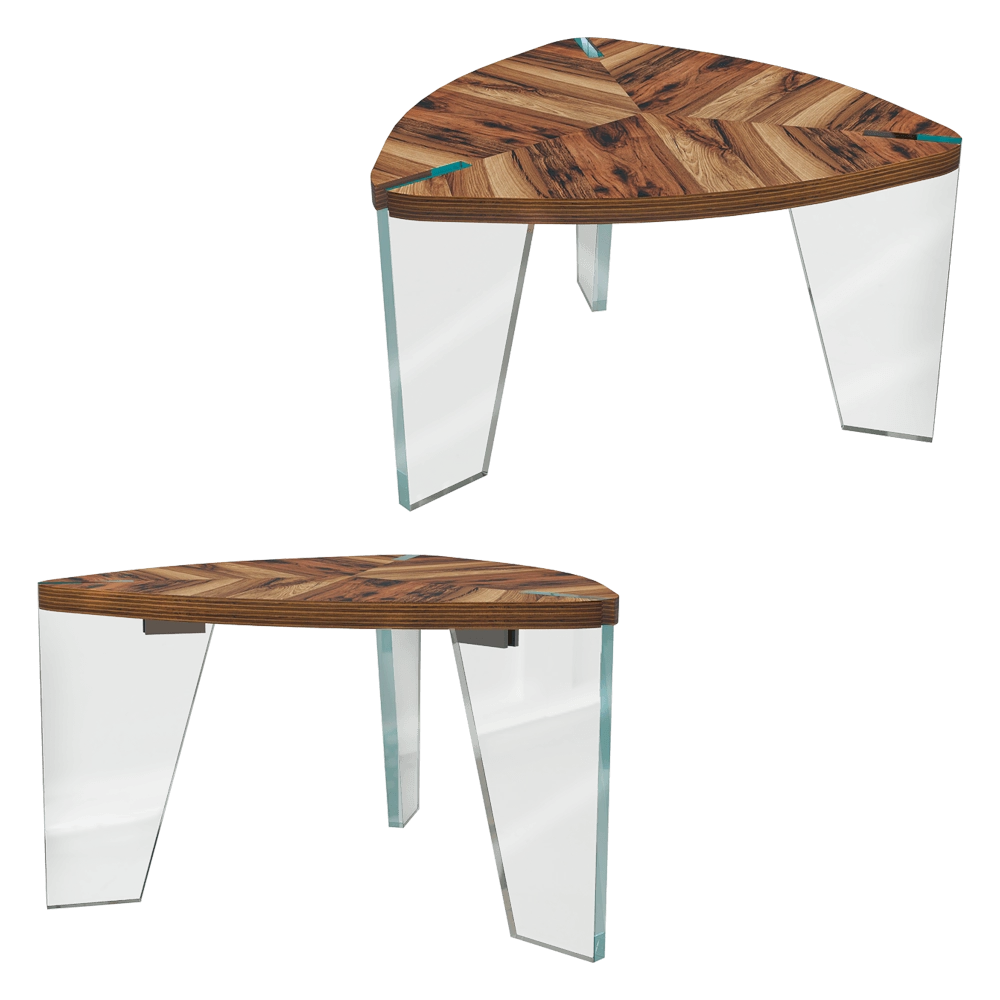 Dale Italia  - Coffee table Sospeso H-113/H-114 3D Model