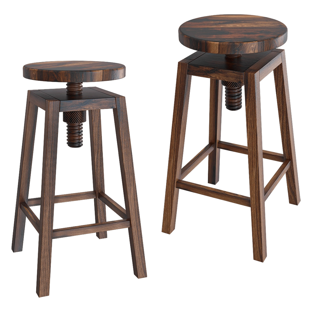 Dale Italia  - Stool Invito C-140 C-141 3D Model