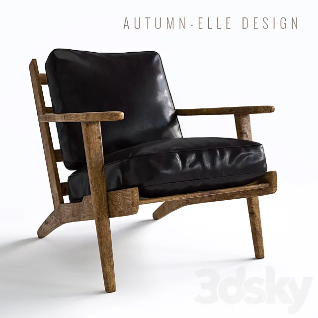 Dale Lounge Chair 3D Model