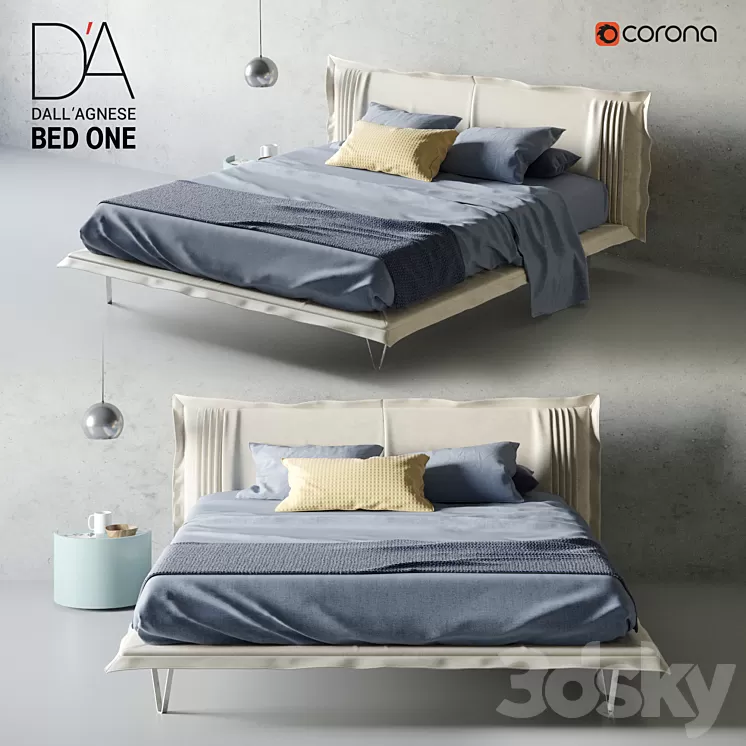 Dall’Agnese Bed one 3D Model