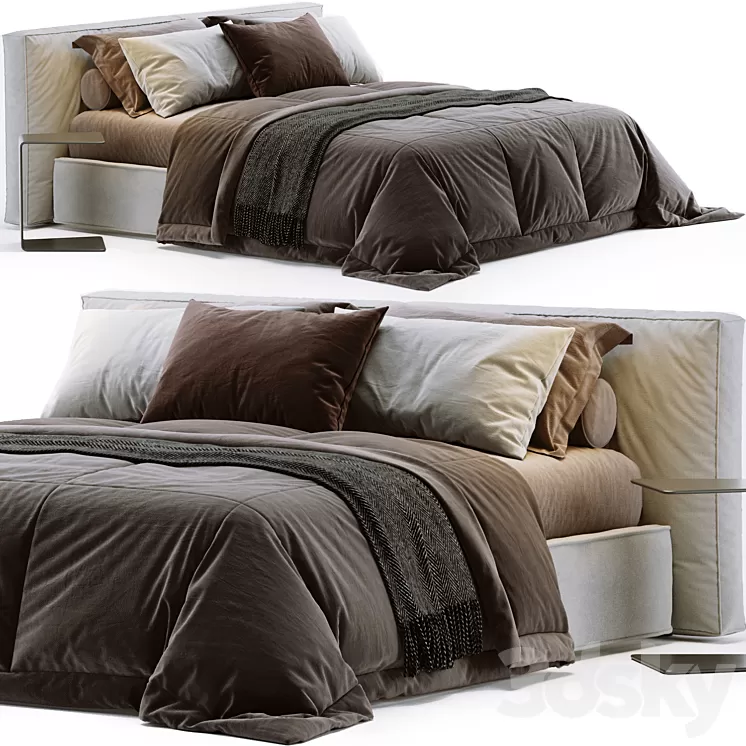 Dall'Agnese Comfort Bed 3D Model