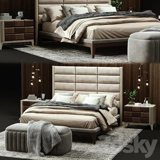 Dall'Agnese DAMA Bed 3DModel
