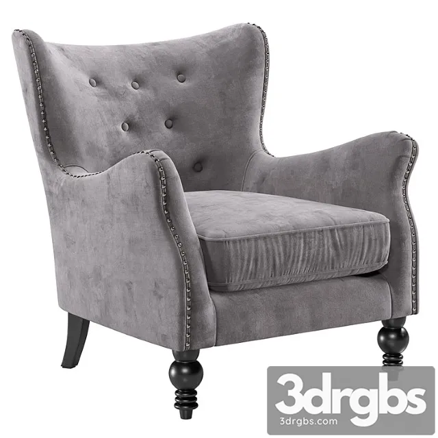 Dallas armchair 3D Model Free