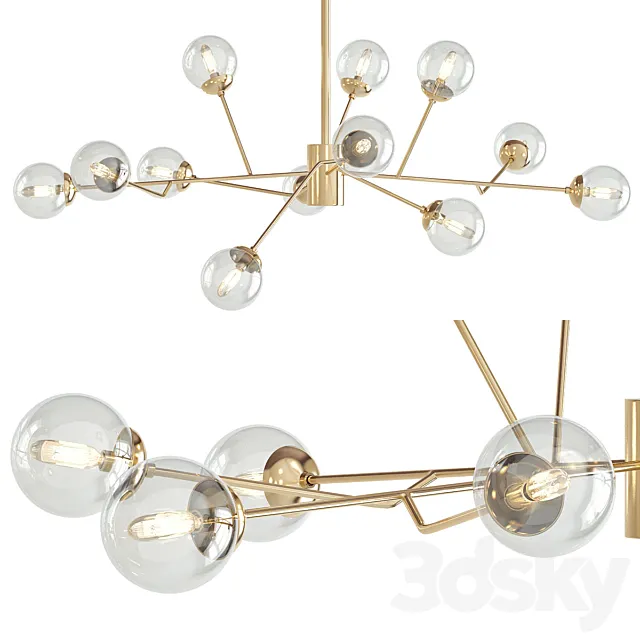 Dallas chandelier 3D Model