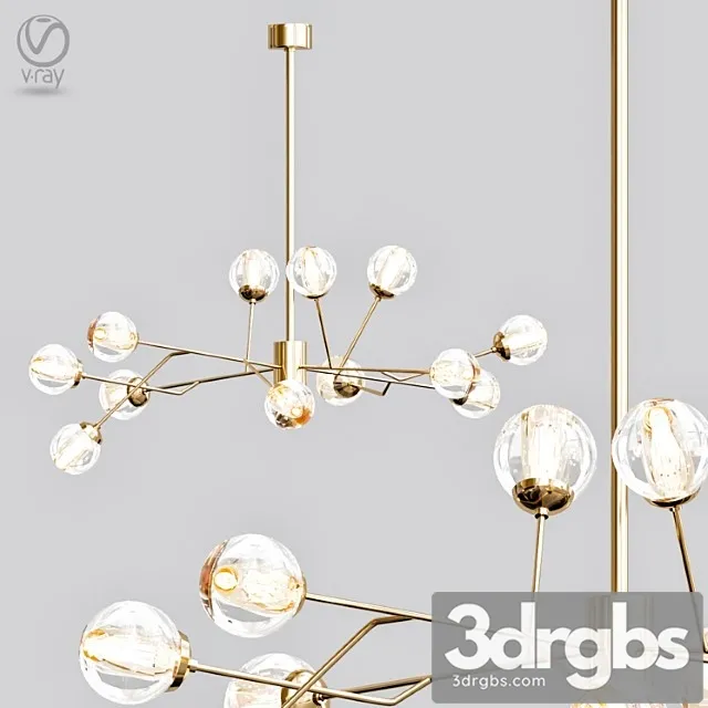 Dallas chandelier_2 3D Model Free