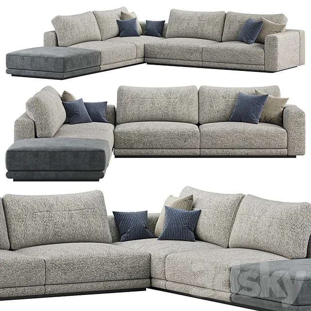 Dallas Sofa by Bodema 3D Model