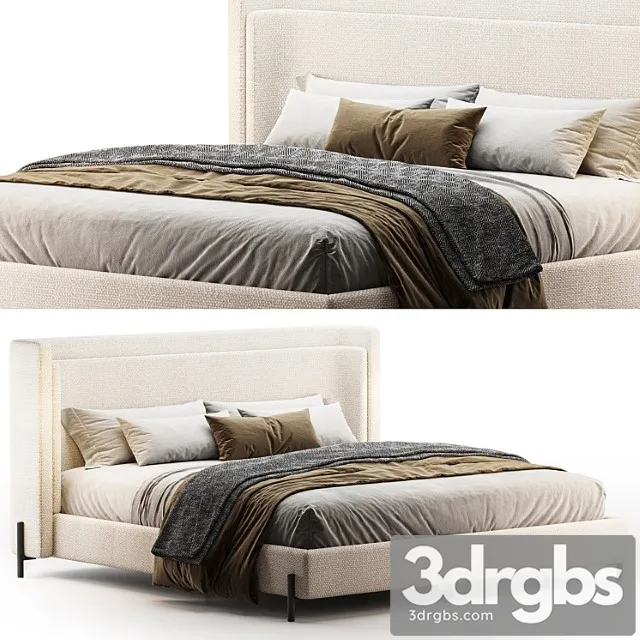 Dallon King Bed 3D Model Free