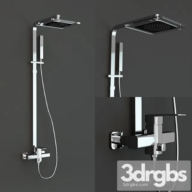 Damixa Slate Shower Set 3D Model Free