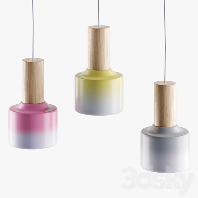 DAMM Ombre Pendant Light 3D Model