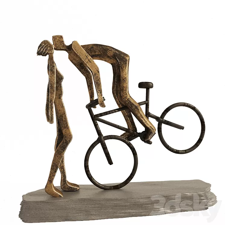 dance-kissing-couple 3D Model