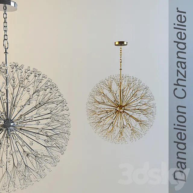 Dandelion Chzandelier 3D Model
