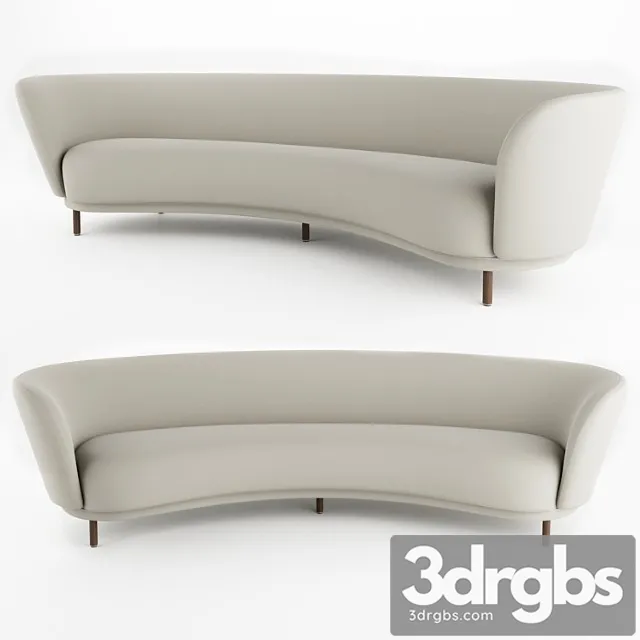 Dandy 4 seater sofa - massproductions 2 3D Model Free