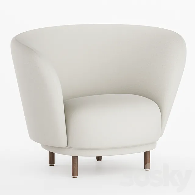 Dandy Armchair Massproductions 3D Model