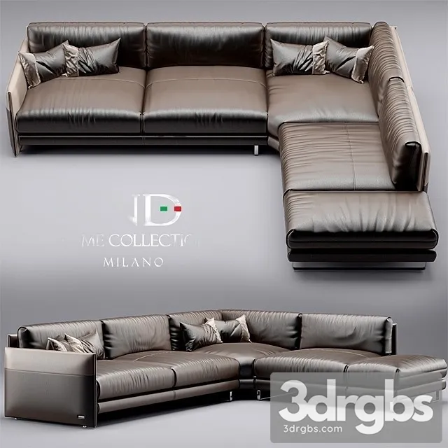 Dandy Home Collection Milano Sofa 3D Model Free