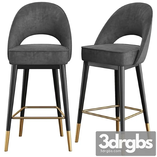 Danetti clover bar stool 2 3D Model Free