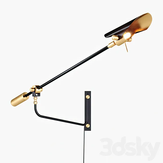 Daniel Gallo - Applique potence balancier Bird 3D Model