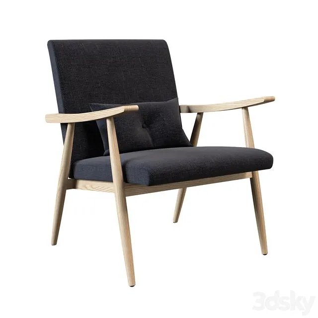 Danish Armchair 3D Model