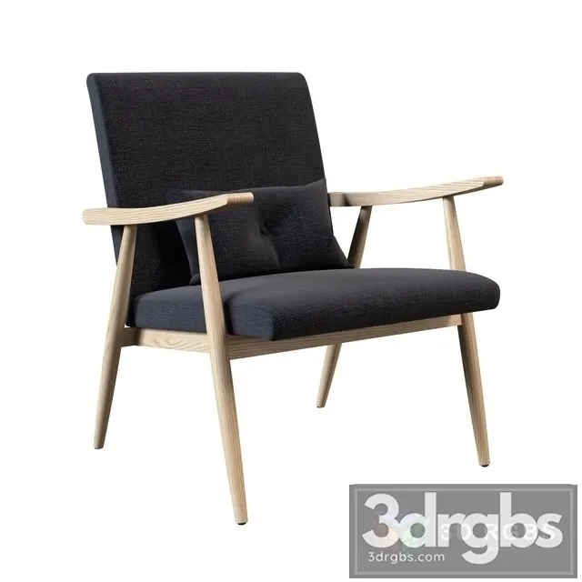 Danish Armchair 3D Model Free