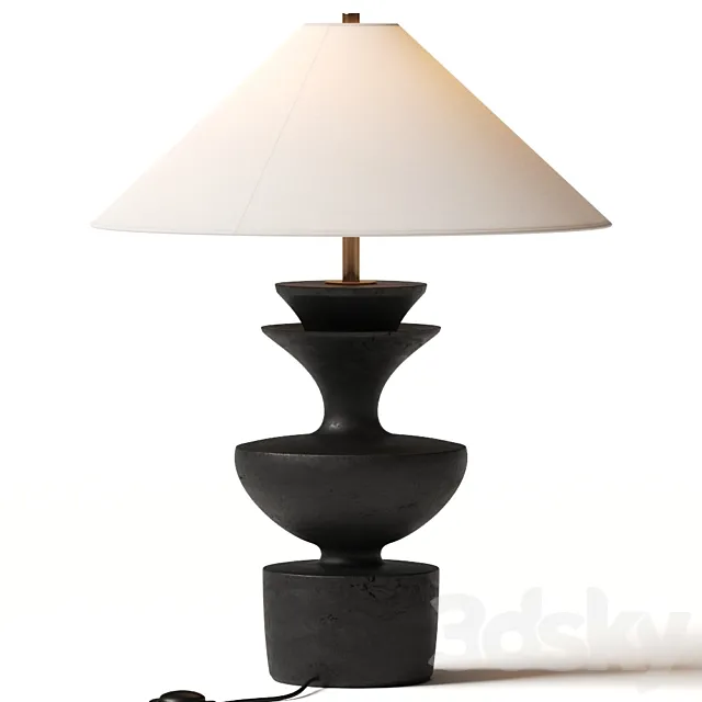 Danny Kaplan Ceramic Sophia Table Lamp 3DModel