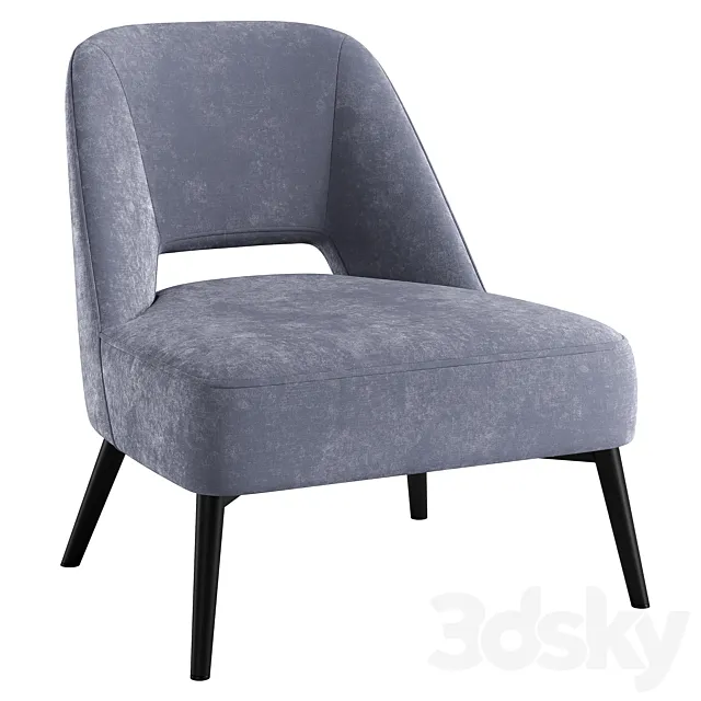 Dante armchair 3D Model