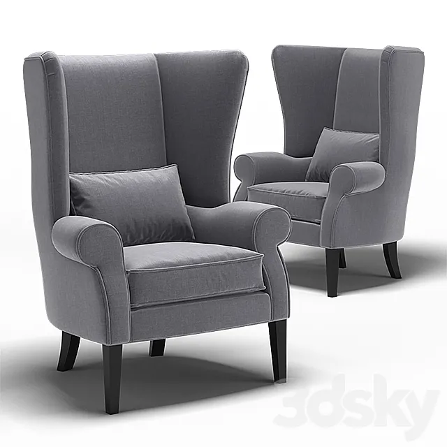Dantone | Armchair "Bordeaux" 3DModel