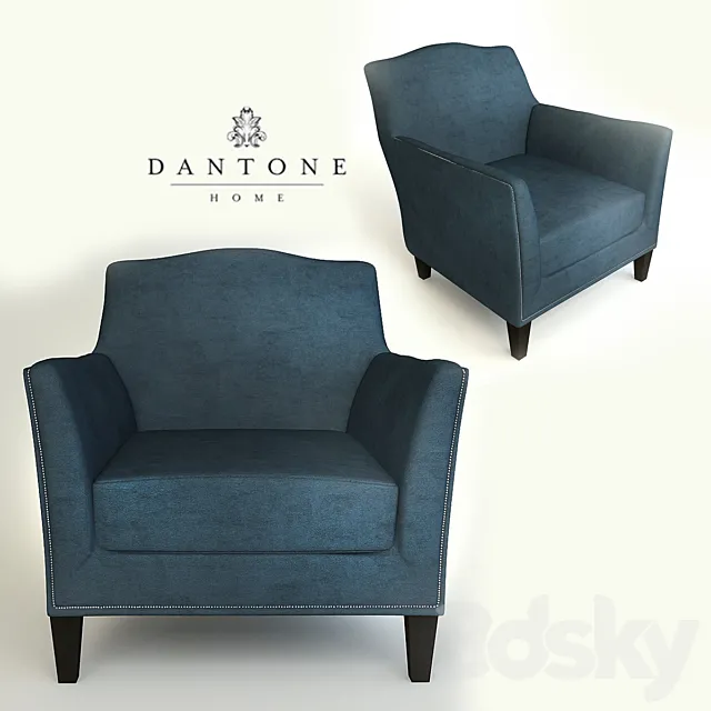 Dantone Armchair Canterbury 3D Model