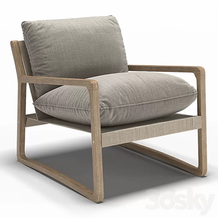 "Dantone | Armchair ""Lounge""" 3D Model