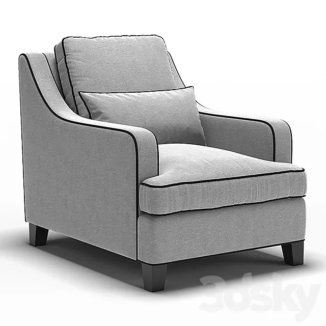 Dantone | Armchair "Lymington" 3D Model