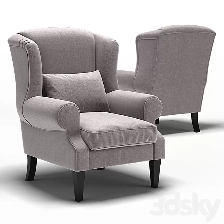"Dantone | Armchair ""Rouen""" 3D Model