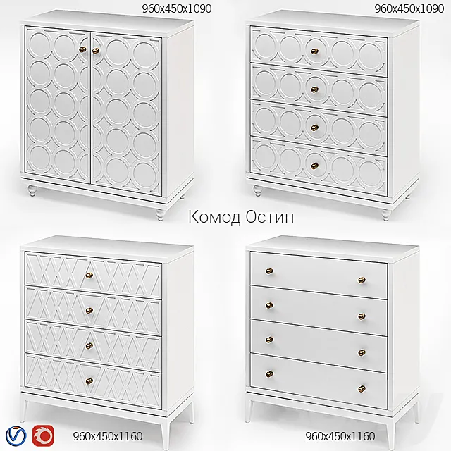 Dantone Austin Chest 3DModel