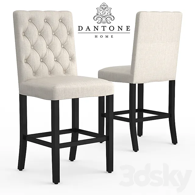 Dantone | Bar stool "Bordeaux-2" 3D Model