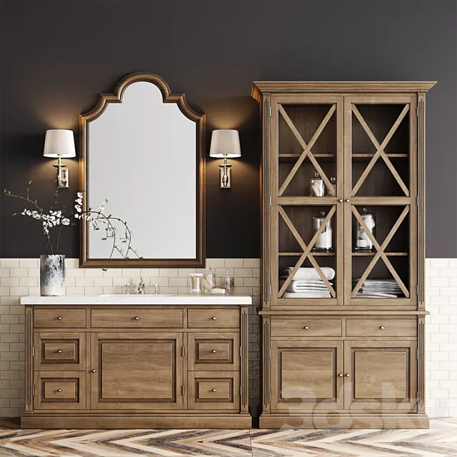 Dantone bathroom set 3DModel
