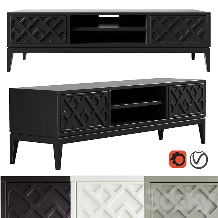 Dantone Home 2-drawer Austin TV Stand