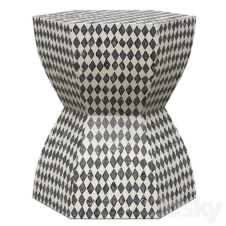 Dantone Home Arlequin Table 3D Model Free