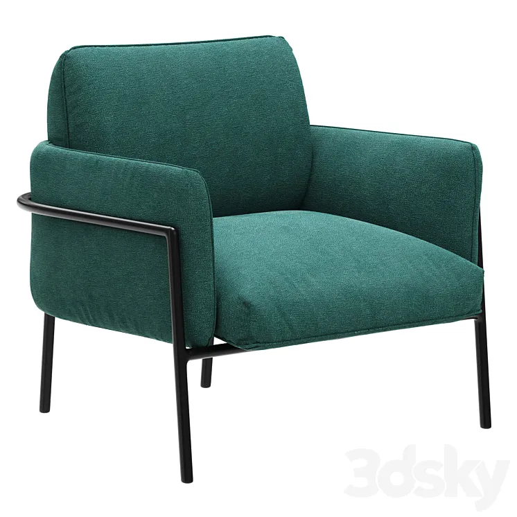 Dantone Home Armchair Danny 3D Model Free
