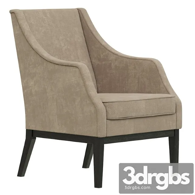 Dantone home armchair reims 3D Model Free