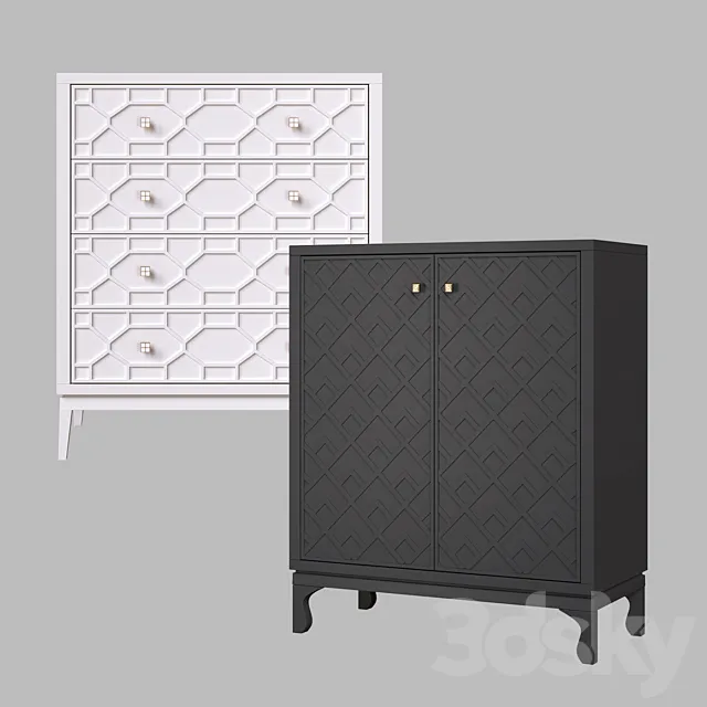 Dantone Home Austin Chest 3D Model